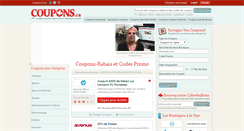 Desktop Screenshot of fr.coupons.ca