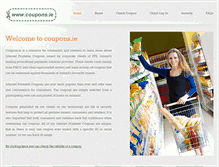 Tablet Screenshot of coupons.ie
