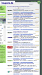 Mobile Screenshot of coupons.de