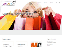 Tablet Screenshot of coupons.nl